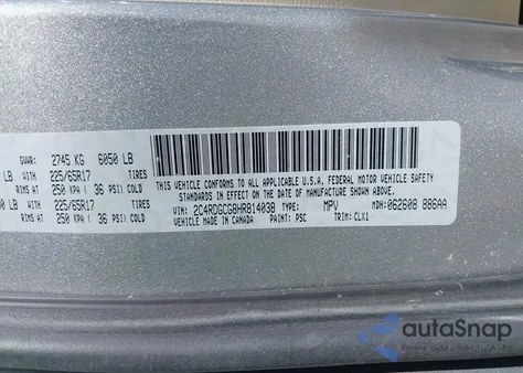 2017 Dodge Grand Caravan Sxt from USA, damaged, VIN 2C4RDGCG8HR814038